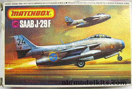 Matchbox 1/72 Saab J-29F Tunnan - Swedish and Austrian Air Forces, PK-33 plastic model kit